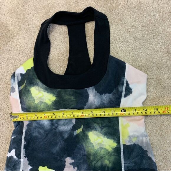 LULULEMON citron tinted canvas tank top size 8 - Picture 9 of 10